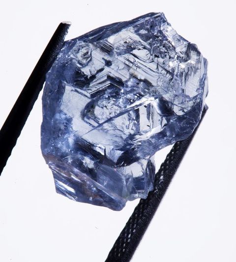 25.5-carat, rough blue diamond from which the Premier Blue Diamond was probably fashioned