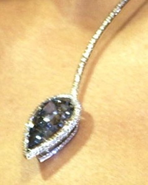 Blue Empress Diamond Necklace