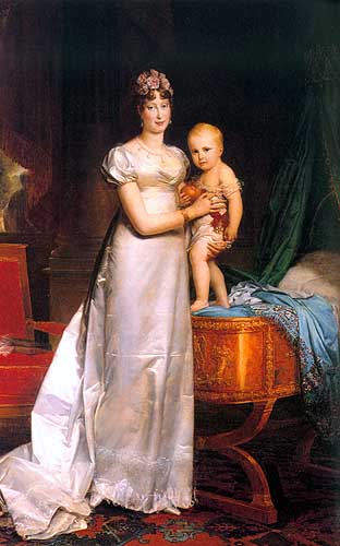 Empress MarieLouise with her son the future King of Rome