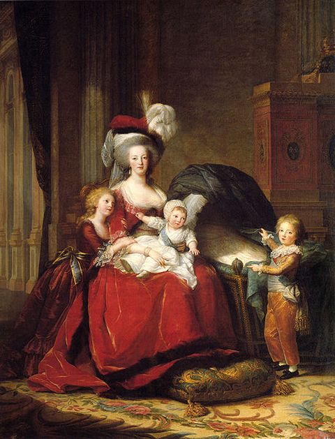 marie antoinette children. Portrait of Marie Antoinette